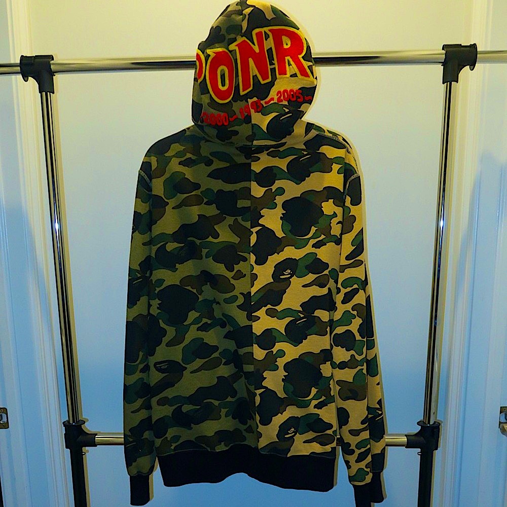 Bape 1st Camo shark hoodie
